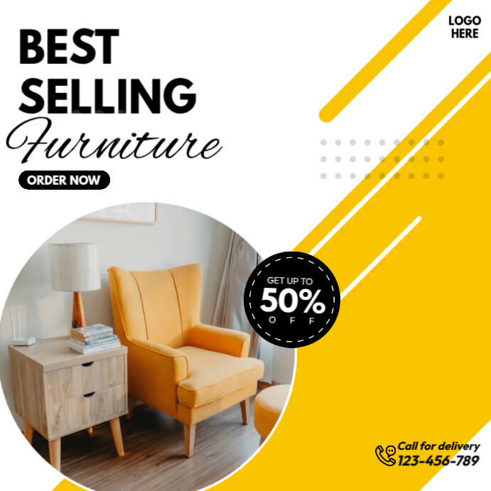 Best Selling Furniture Ads Template PosterMyWall