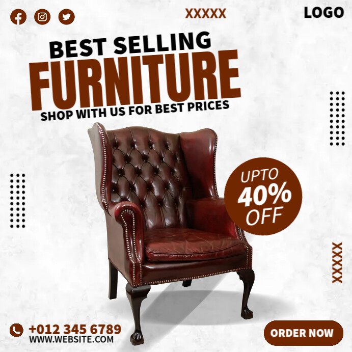 Best Selling Furniture Template PosterMyWall