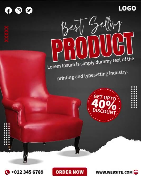 Best Selling Furniture Template PosterMyWall