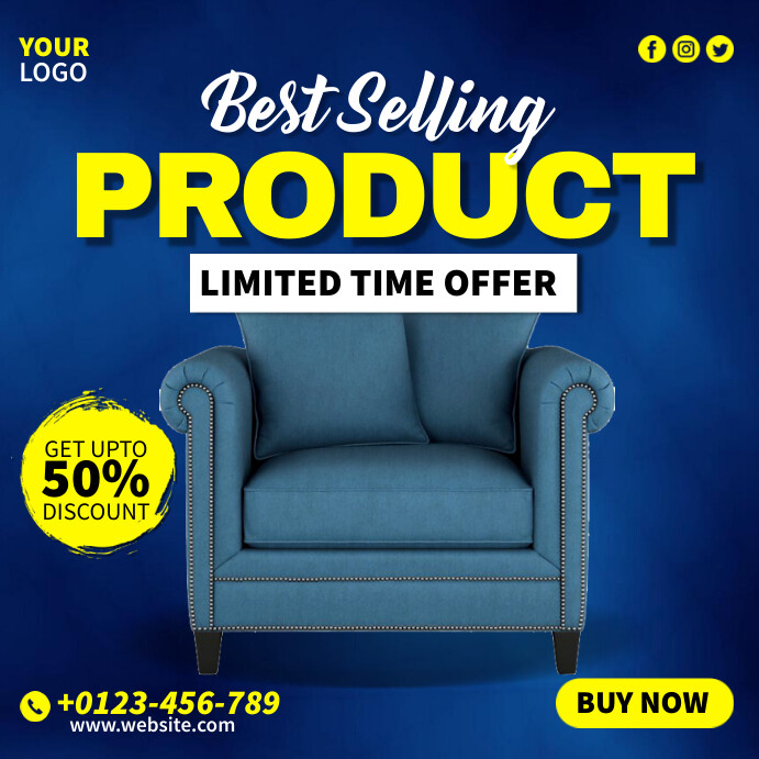 Best Selling Furniture Template PosterMyWall