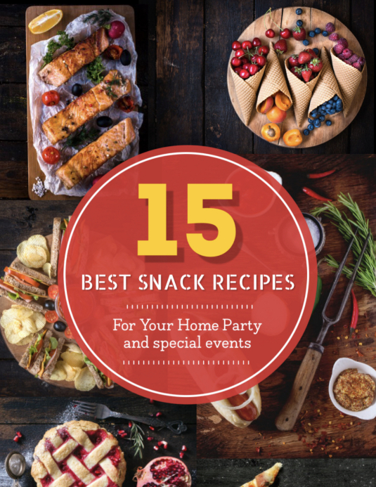 Best Snacks Recipes Template | PosterMyWall