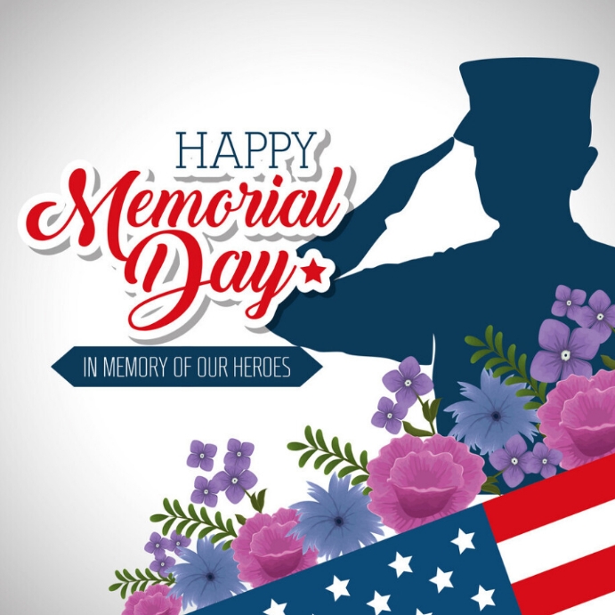 Copy of Best Template Happy Memorial Day Flyer Poster | PosterMyWall