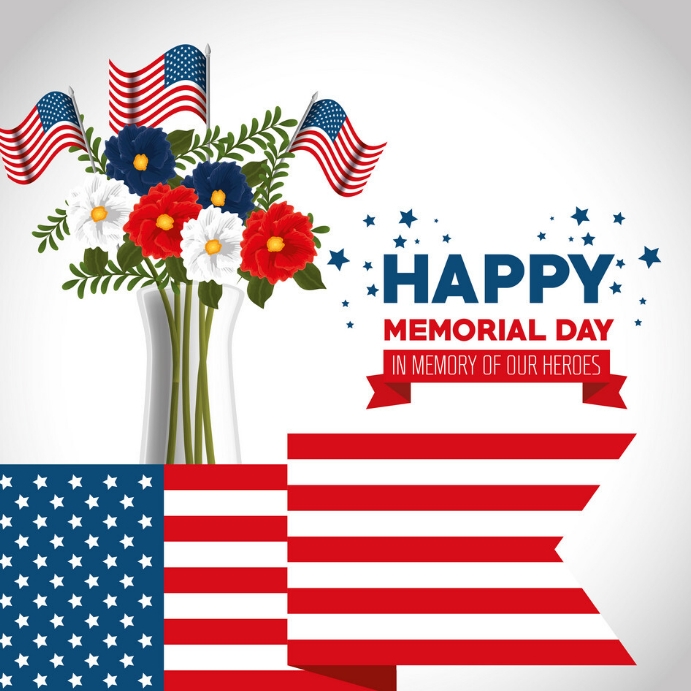 Copy of best Template Happy Memorial Day Flyer Poster | PosterMyWall