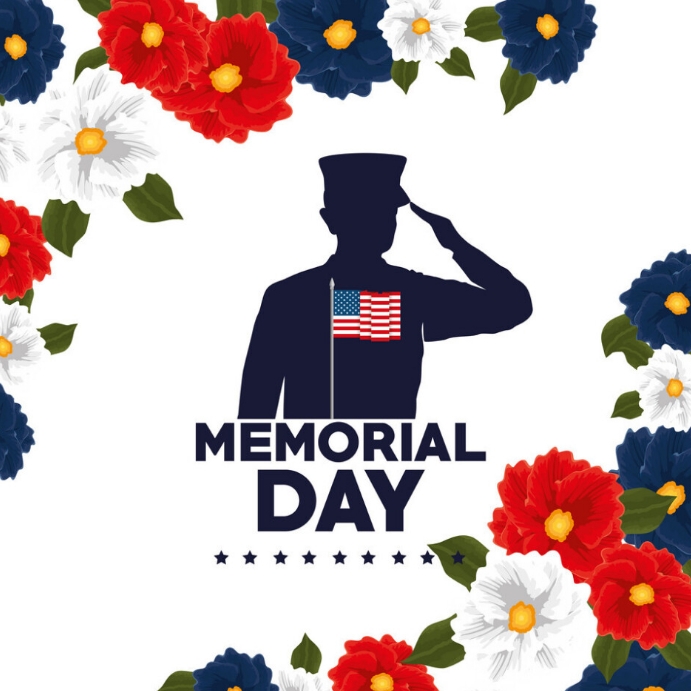 Copy of best Template Happy Memorial Day Flyer Poster | PosterMyWall