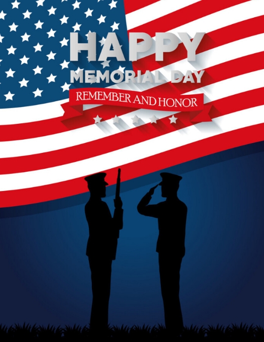 Copy of Best Template Happy Memorial Day Flyer Poster | PosterMyWall