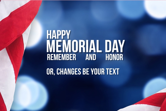Copy of best Template Happy Memorial Day Flyer Poster | PosterMyWall