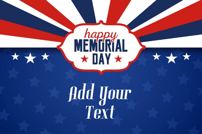 Copy of Best Template Memorial Day Poster & Flyer | PosterMyWall