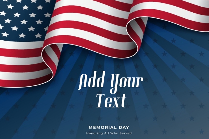 Copy of Best Template Memorial Day Poster & Flyer | PosterMyWall