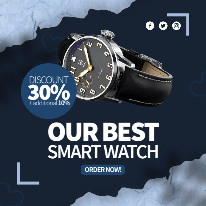 Watch Advertising Examples Best Watch Ads Template | PosterMyWall