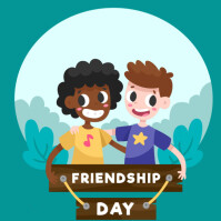 Bestie Love  Cheerful Friendship Vibes  Friends Forever Publicación de Instagram template