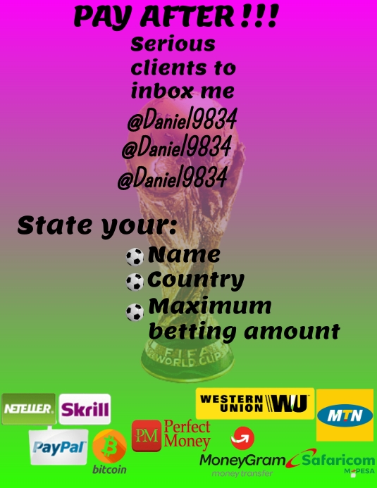 Betting poster Template PosterMyWall