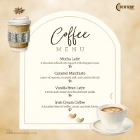 Beverage Menu Post Cuadrado (1:1) template