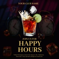 Club Beverage Ads Instagram Post template