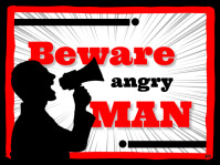 Angry Signage FUNNY YARD SIGN Template | PosterMyWall
