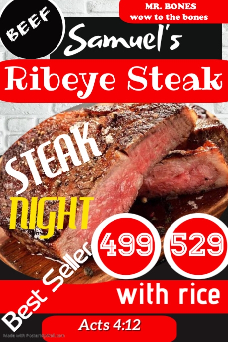 shawarma Poster template