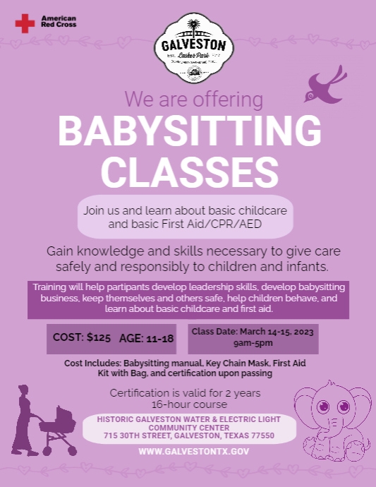 babysitting classes PosterMyWall