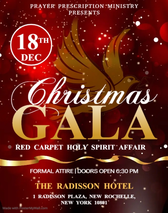 Copy of Christmas Gala Flyer Template PosterMyWall