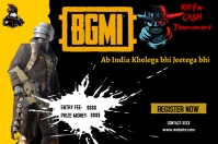 BGMI & PUBG TOURNAMENT TEMPLATE Póster