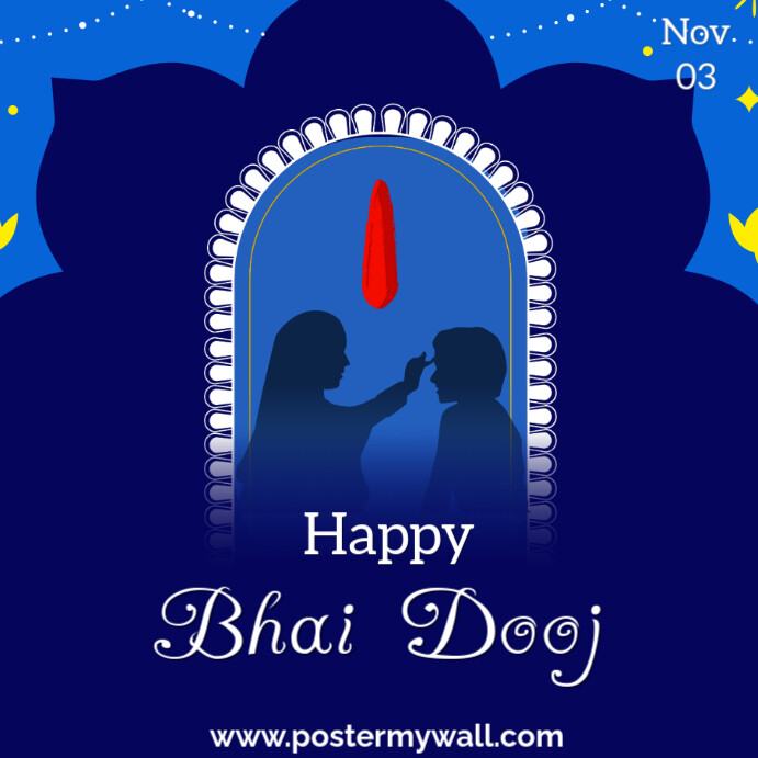Bhai day design Instagram Post template