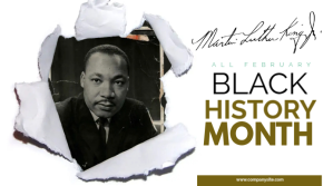 Branco Black History Month Digitalt display Template