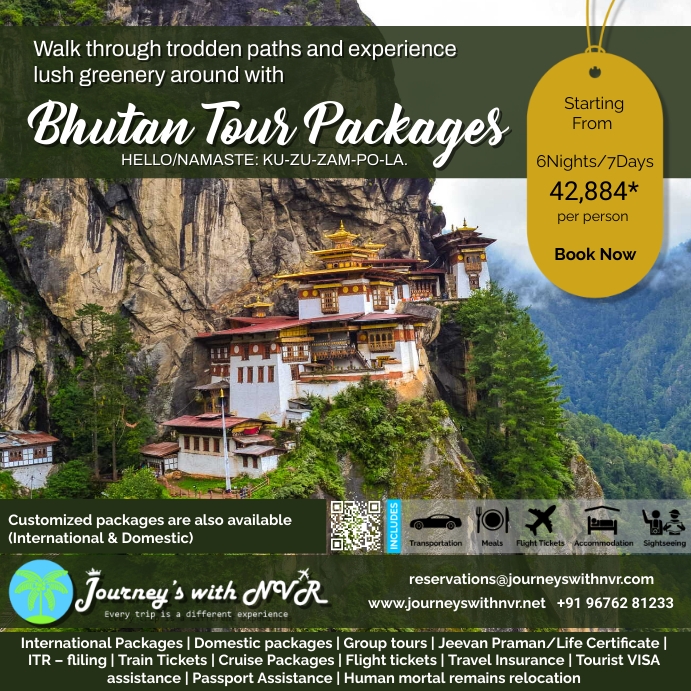 Travel Packages for Bhutan: Unveil the Mystical Kingdom