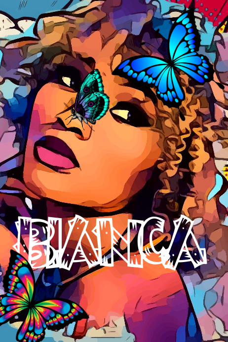 BIANCA Poster template
