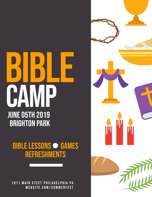 Bible Camp Template PosterMyWall