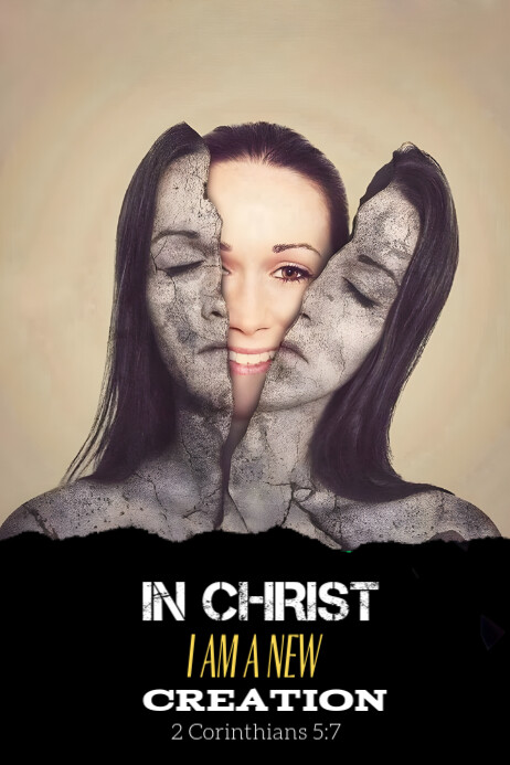 Bible motivation/Bible quotes Affiche template