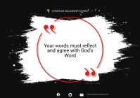 bible quote A3 template