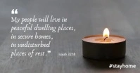 Bible Quote Isaiah  about Home Facebook Image template