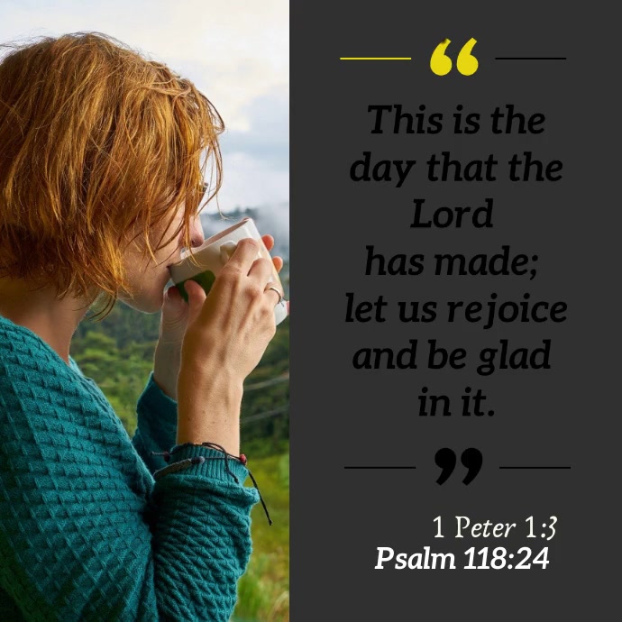 Modele Citation Biblique Psaume 118 24 Joie Video Carree Postermywall Modele Citation Biblique Psaume 118 24 Joie Video Carree Postermywall