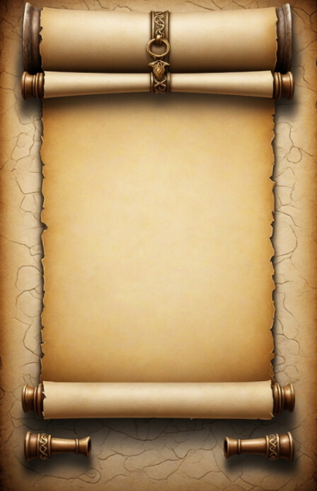 Bible scroll template Tabloid