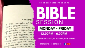 Lilla Bible Session Display digitale Template