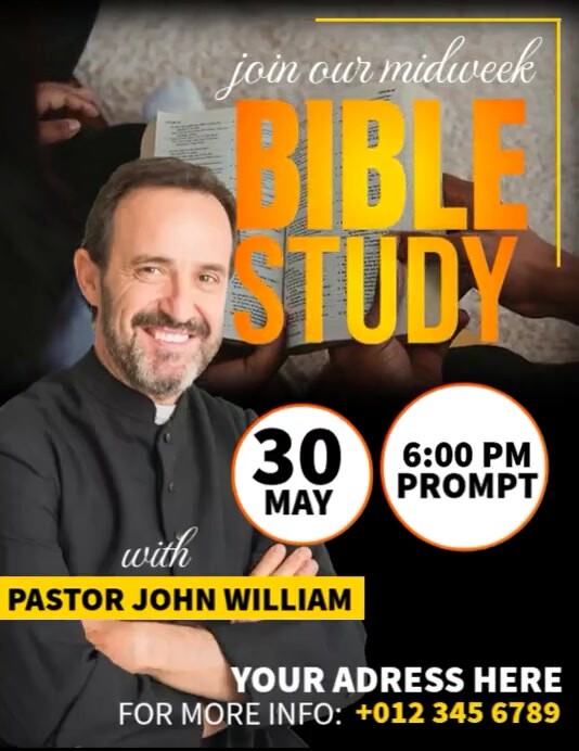 Bible Study Ads Template | PosterMyWall