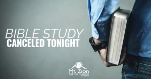Bible Study Cancelled Facebook Shared Image template