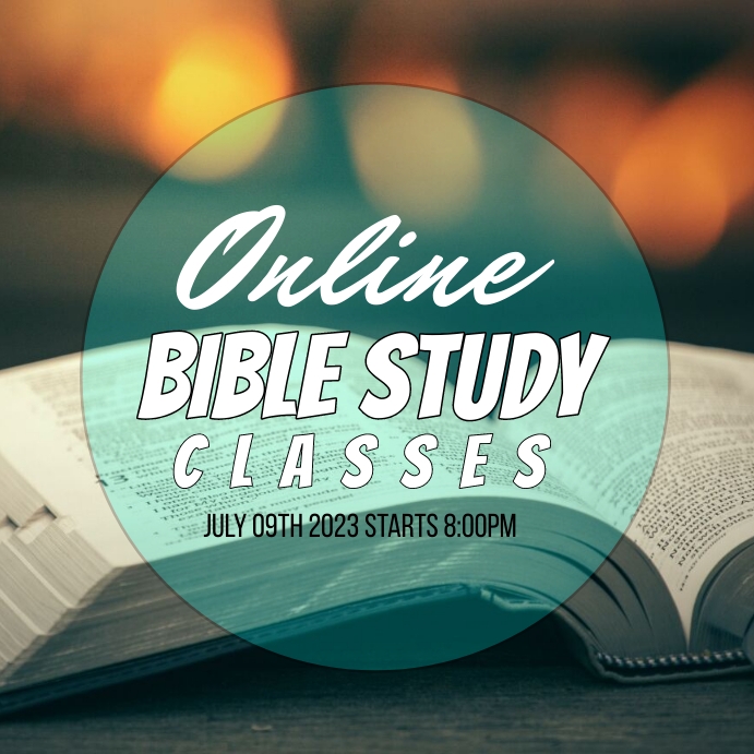 bible study classes Template | PosterMyWall