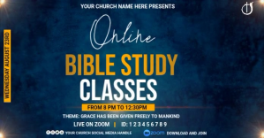 bible study classes Изображение, которым поделились на Facebook template