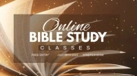 bible study classes Digital Display (16:9) template