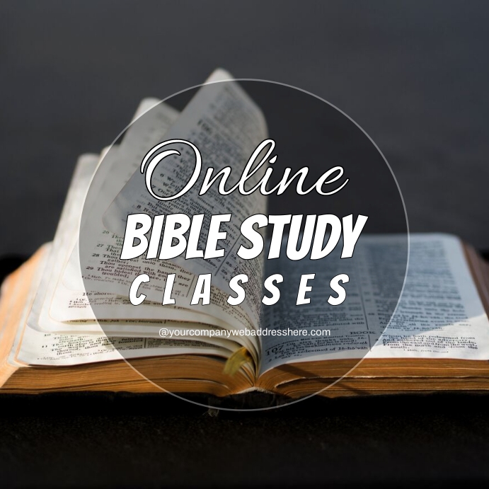 bible study classes Instagram Post template