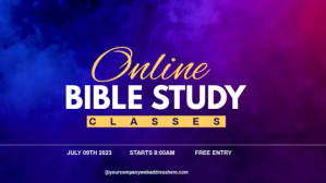 bible study classes Ecrã digital (16:9) template
