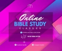 bible study classes Medium Rectangle template