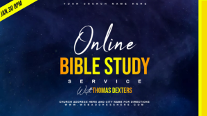 bible study classes Digitalt display (16:9) template
