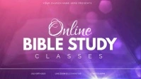 bible study classes Digital Display (16:9) template