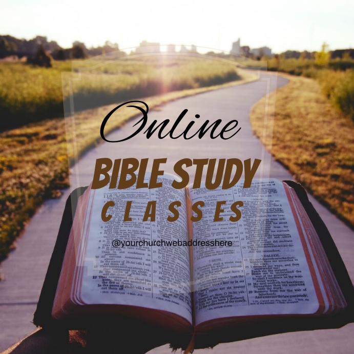 bible study classes Template | PosterMyWall