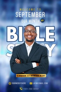 Azul Bible Study Conference Poster Template