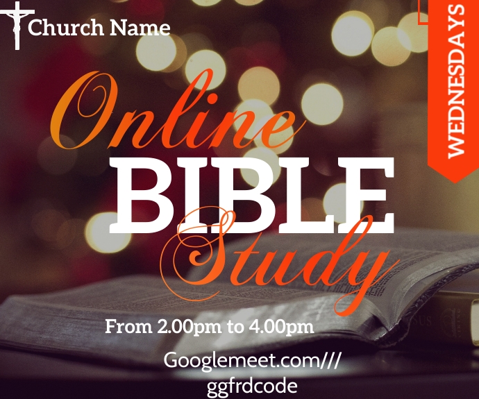 bible study Retângulo médio template