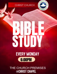 BIBLE STUDY Flyer (US Letter) template