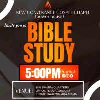 Bible study Template | PosterMyWall