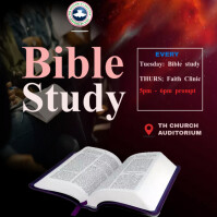 BIBLE STUDY Instagram Post template