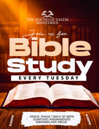 Bible study Flyer (US Letter) template